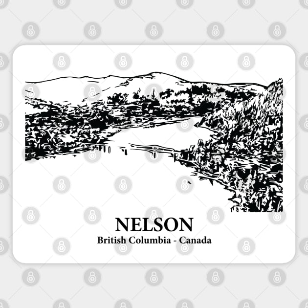 Nelson - British Columbia Magnet by Lakeric